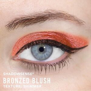 ShadowSense Bronzed Blush Shimmer NEW Bronze Rose Gold Duochrome Cream Eyeshadow
